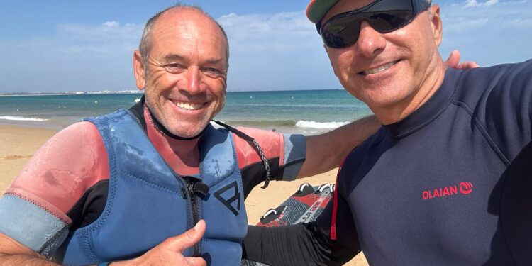 Alfonso Tertre, tercer clasificado en el Campeonato Ibérico de Fórmula Windsurf 2025 en Portugal