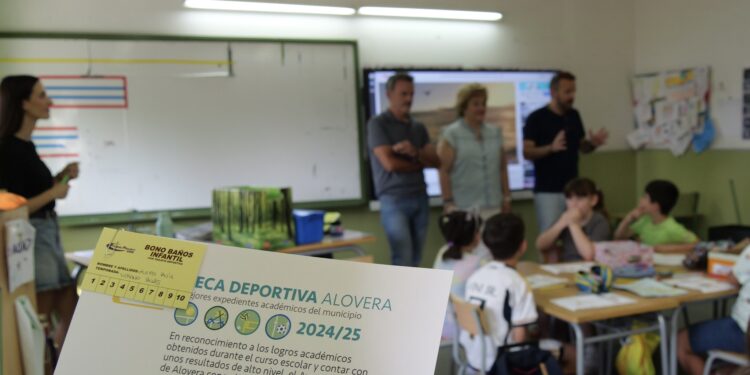 Becas deportivas en Alovera para los mejores alumnos: educación y deporte unidos