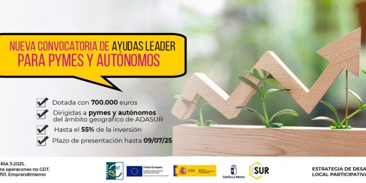 ADASUR abre convocatoria de ayudas Leader para impulsar la inversión de pymes y autónomos en la comarca de la Alcarria Sur