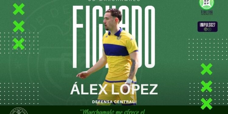 Álex López refuerza la defensa del CD Marchamalo con juventud y jerarquía