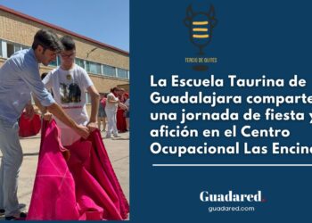 La Escuela Taurina de Guadalajara comparte una jornada de fiesta y afición en el Centro Ocupacional Las Encinas