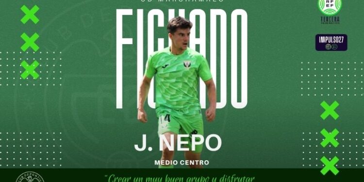J. Nepo, nuevo fichaje del CD Marchamalo para reforzar el centro del campo