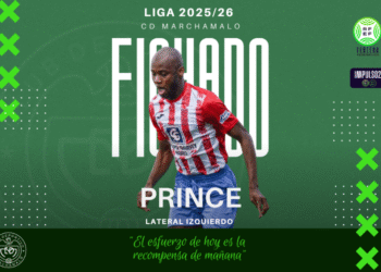 El CD Marchamalo refuerza su lateral izquierdo con el fichaje del camerunés Prince Bayiha