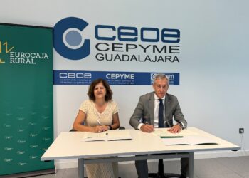 Eurocaja Rural y CEOE-CEPYME Guadalajara refuerzan su compromiso con la economía y el tejido empresarial alcarreño