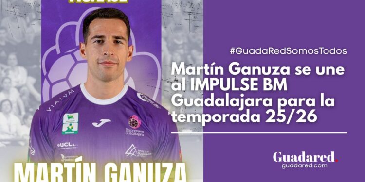 Martín Ganuza, nuevo fichaje del IMPULSE BM Guadalajara para reforzar el extremo izquierdo