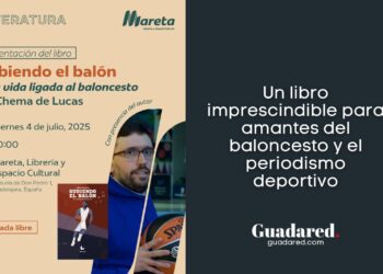 Chema de Lucas presenta «Subiendo el balón» en Guadalajara: un libro imprescindible para amantes del baloncesto y el periodismo deportivo