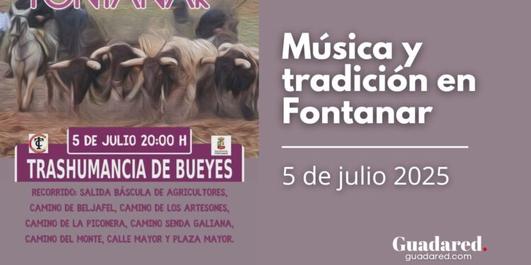 Fontanar celebrará una tarde-noche de música y tradición con trashumancia de bueyes y tributo a Estopa este 5 de julio