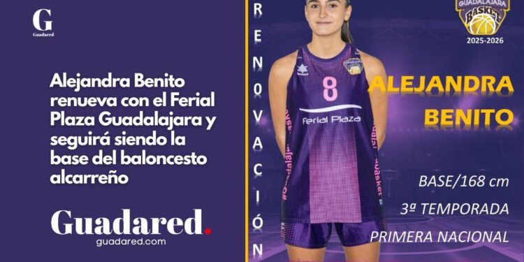 Alejandra Benito renueva con el Ferial Plaza Guadalajara y seguirá siendo la base del baloncesto alcarreño
