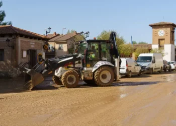 Tormenta eléctrica y granizo en Valdeaveruelo: inundaciones, coches arrastrados y solicitud de zona catastrófica