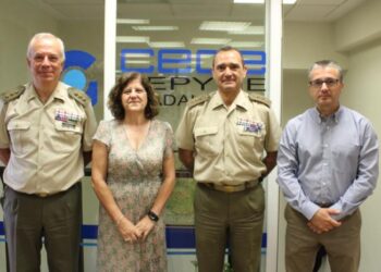 Primer encuentro entre la presidenta de CEOE-CEPYME Guadalajara y el nuevo subdelegado de Defensa en Guadalajara