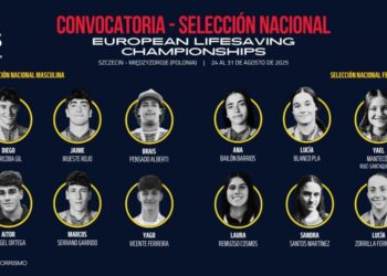 Marcos Serrano y Jaime Irueste convocados con la Selección Española para el Europeo Júnior de Salvamento 2025