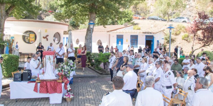 Procesión Marinera en el embalse de Bolarque honra a la Virgen del Carmen en Almonacid de Zorita (Guadalajara)