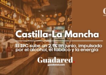 El IPC sube un 2,1% en Castilla-La Mancha en junio, impulsado por el alcohol, el tabaco y la energía
