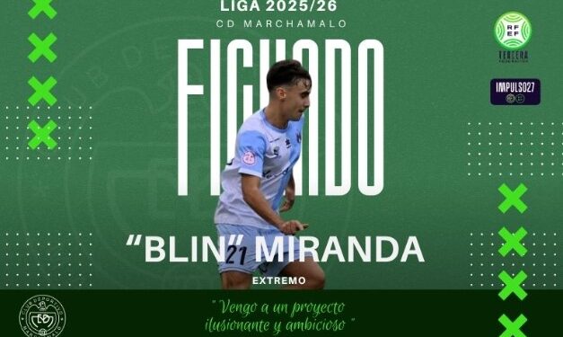 Pablo «Blin» Miranda, nuevo fichaje del CD Marchamalo para potenciar su ataque