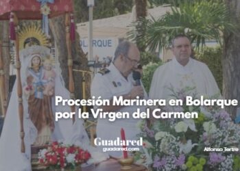 Procesión Marinera en el embalse de Bolarque honra a la Virgen del Carmen en Almonacid de Zorita (Guadalajara)