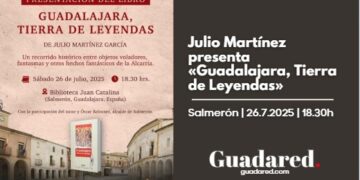Presentación de «Guadalajara, Tierra de Leyendas» en Salmerón: el nuevo libro de Julio Martínez