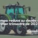 El sector agrario reduce su deuda un 2,7 % en el primer trimestre de 2025