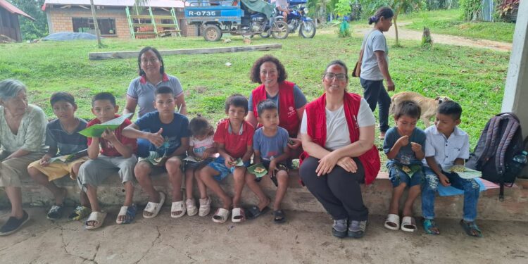 Cáritas apoya en el Alto Amazonas un proyecto de soberanía alimentaria que transforma la vida de mujeres indígenas en Perú