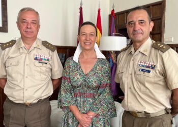 La alcaldesa de Guadalajara recibe al nuevo subdelegado de Defensa y reafirma su compromiso con la seguridad