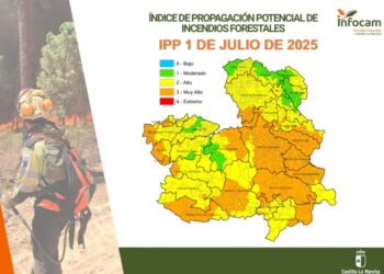 Desciende el índice de propagación de incendios en Castilla-La Mancha, pero el riesgo sigue siendo alto