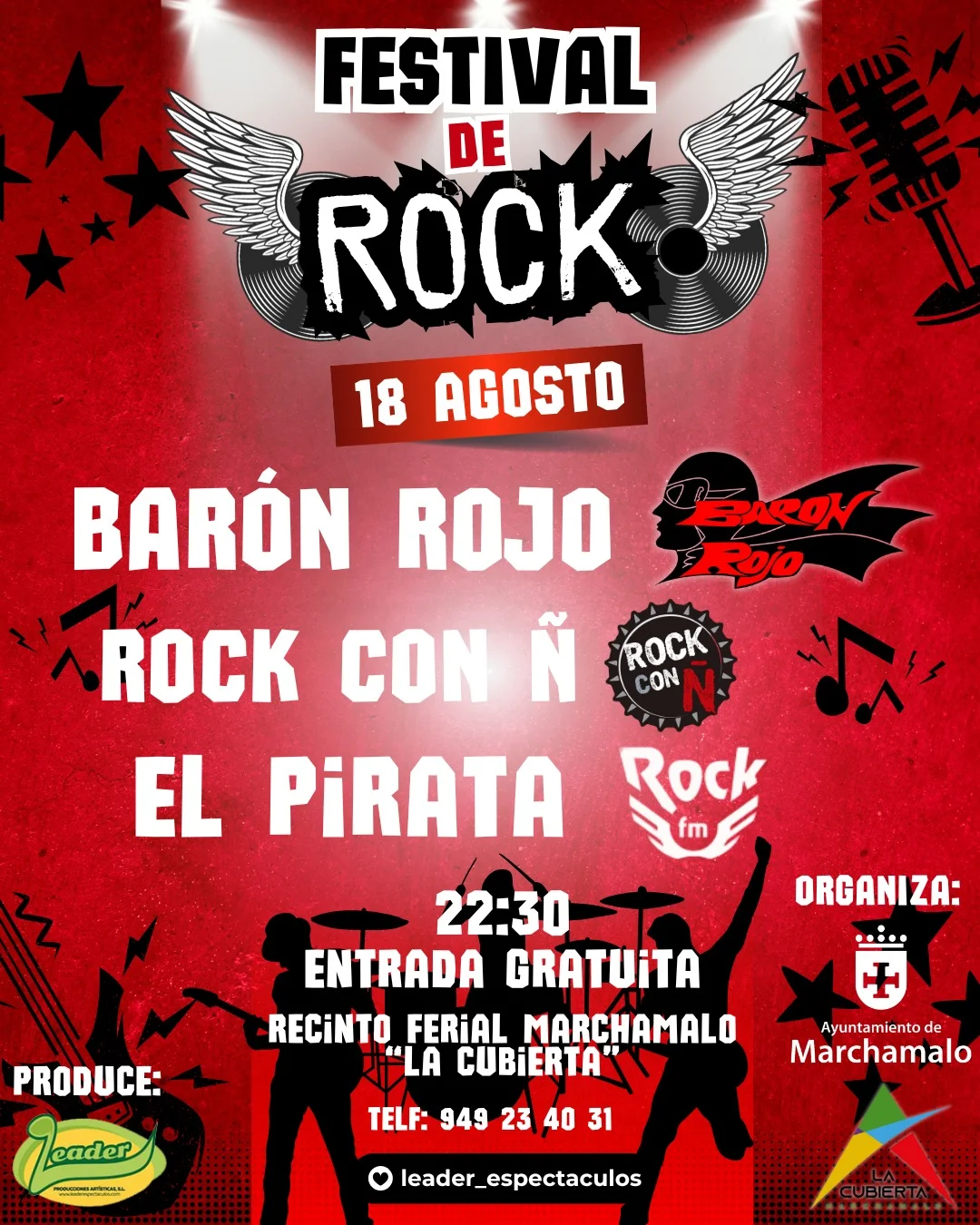 Barón Rojo, Rock con Ñ y El Pirata de Rock FM