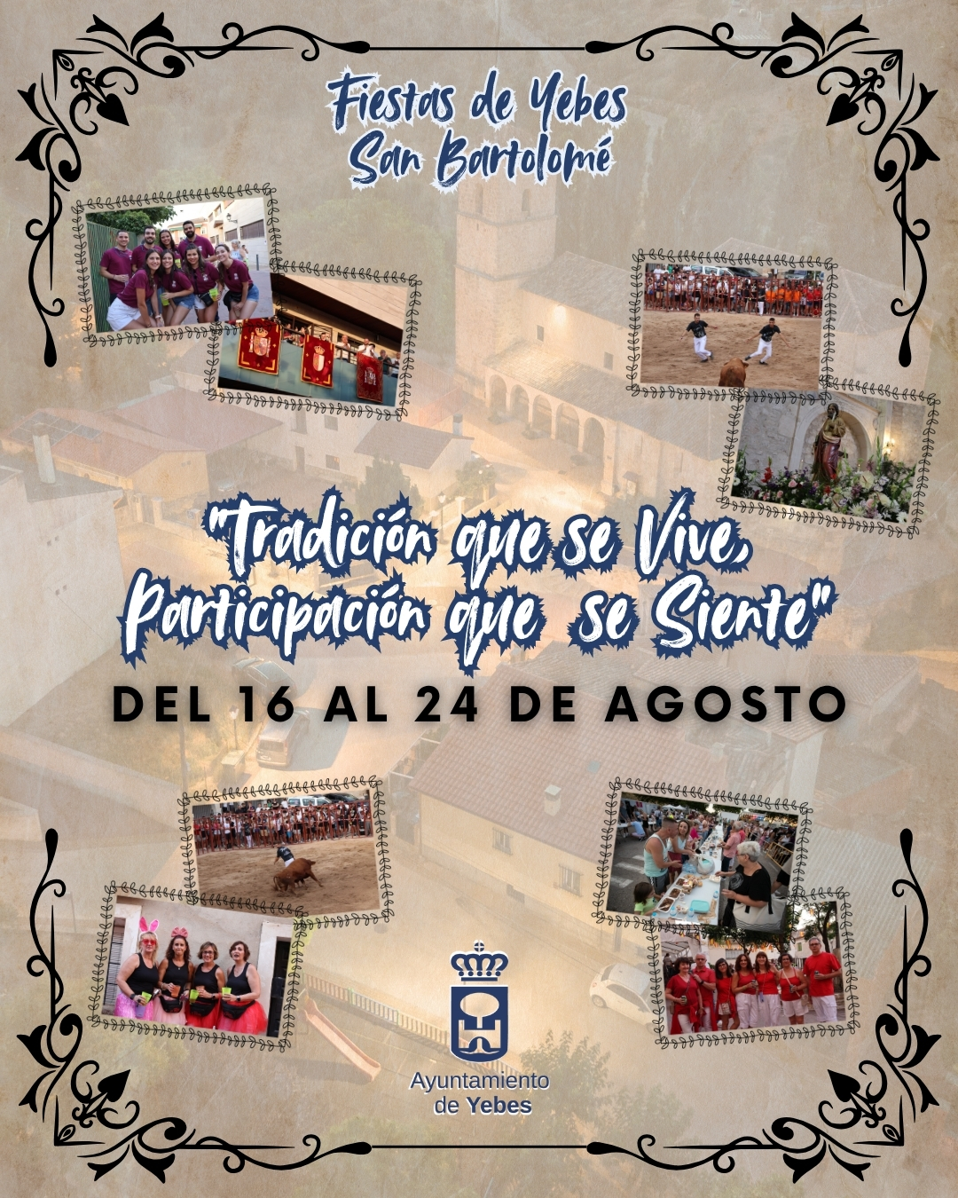 Fiestas de Yebes 2025 en honor a San Bartolomé: programa, actividades y música del 16 al 24 de agosto