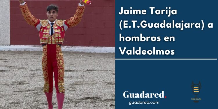 Jaime Torija a hombros en Valdeolmos