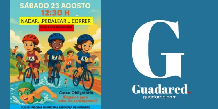 Triatlón Infantil en Espinosa de Henares: evento deportivo para niños de 4 a 16 años