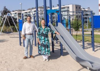 Guadalajara inaugura un nuevo parque infantil inclusivo en el Remate de las Cañas