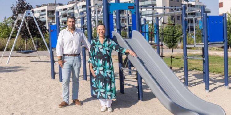 Guadalajara inaugura un nuevo parque infantil inclusivo en el Remate de las Cañas