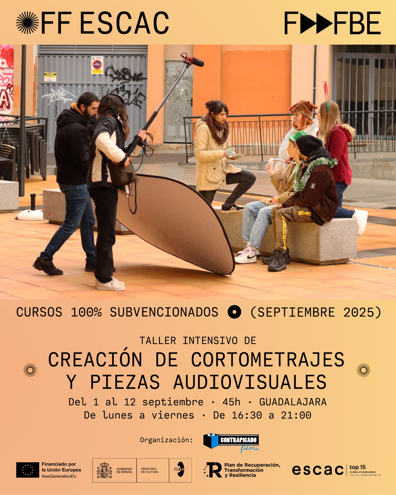Continúan en Guadalajara los cursos audiovisuales de OFF ESCAC con Contrapicado Films