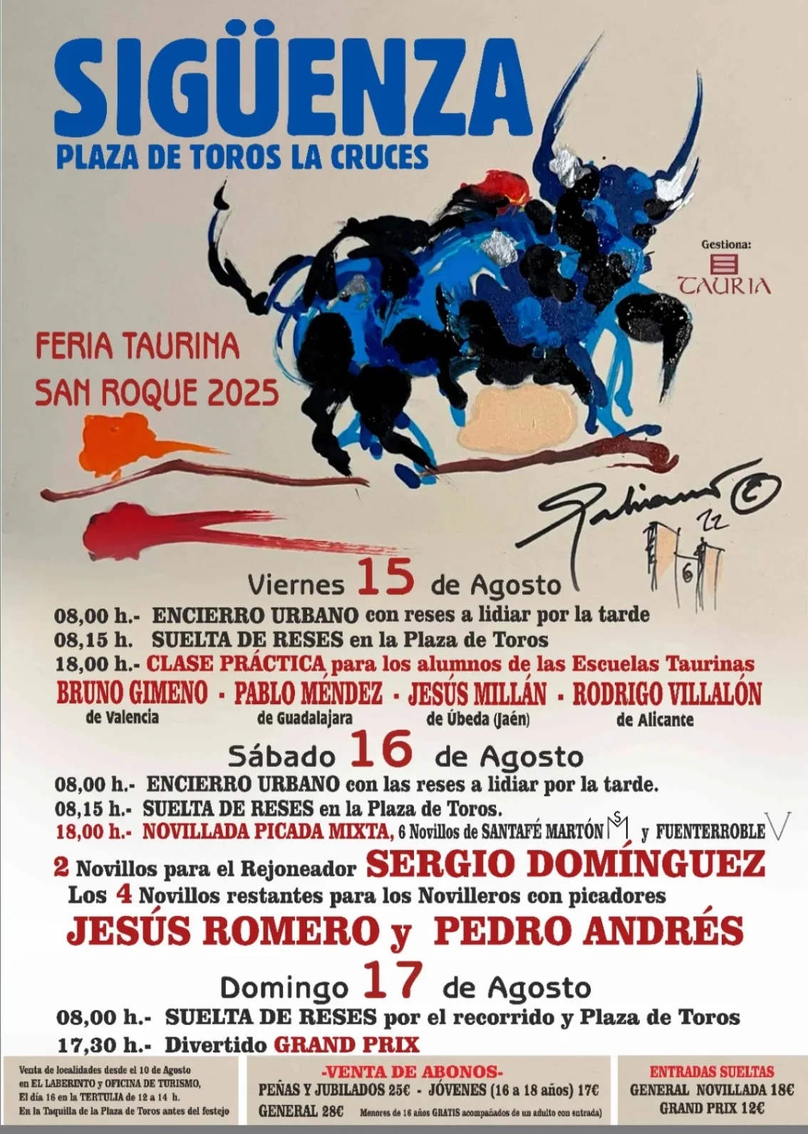 Feria Taurina Sigüenza 2025