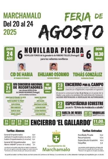 Fiestas de los Toros 2025 en Marchamalo