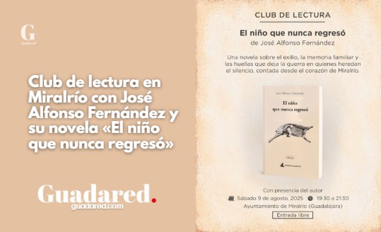 Club de lectura en Miralrío con José Alfonso Fernández y su novela «El niño que nunca regresó»