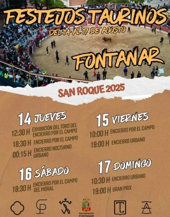Festejos Taurinos 2025 Fontanar San Roque