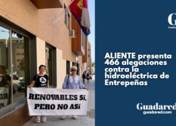 ALIENTE presenta 466 alegaciones contra la central hidroeléctrica de bombeo en Entrepeñas, Guadalajara