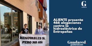 ALIENTE presenta 466 alegaciones contra la central hidroeléctrica de bombeo en Entrepeñas, Guadalajara