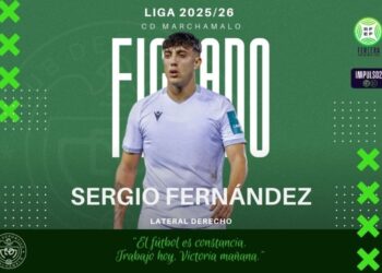 Sergio Fernández refuerza el lateral derecho del CD Marchamalo con experiencia en 2ª RFEF