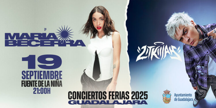Conciertos Ferias Guadalajara 2025: Leiva, Fangoria y María Becerra en la Fuente de la Niña