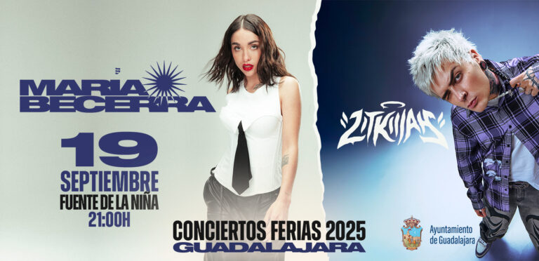 Conciertos Ferias Guadalajara 2025: Leiva, Fangoria y María Becerra en la Fuente de la Niña