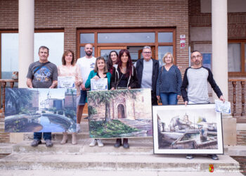 Gran éxito del XIV Concurso Nacional de Pintura al Aire Libre en Yunquera de Henares