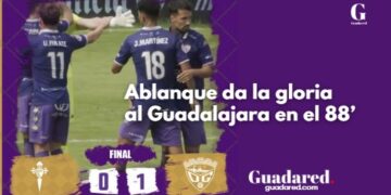 Gol in extremis: el CD Guadalajara vence al Celta Fortuna y logra su primera victoria en Primera Federación