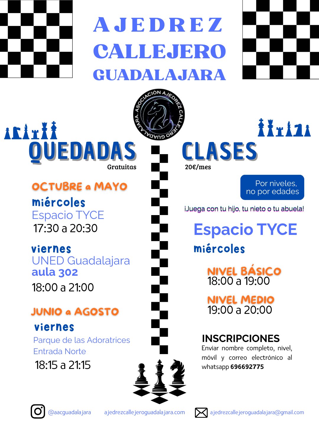 El ajedrez callejero regresa a Guadalajara con clases y quedadas abiertas