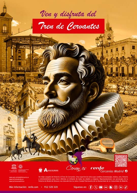 Alcalá de Henares revive su Siglo de Oro con el regreso del Tren de Cervantes