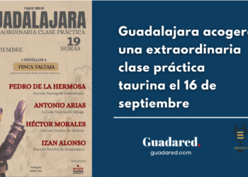 Guadalajara acogerá una extraordinaria clase práctica taurina el 16 de septiembre
