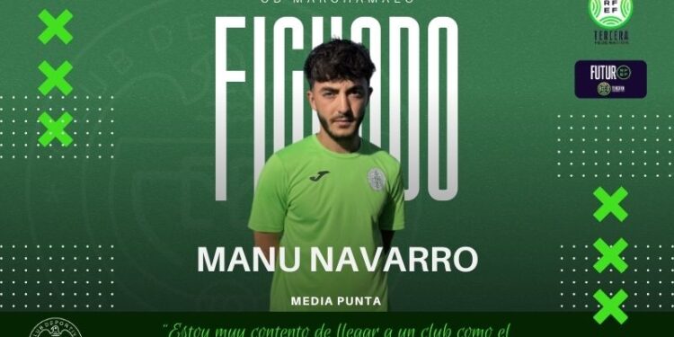 El CD Marchamalo ficha a Manuel Navarro para potenciar su mediapunta en la temporada 2025/26