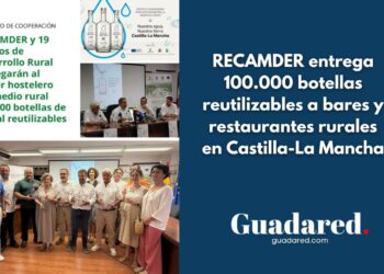 RECAMDER entrega 100.000 botellas reutilizables a bares y restaurantes rurales en Castilla-La Mancha
