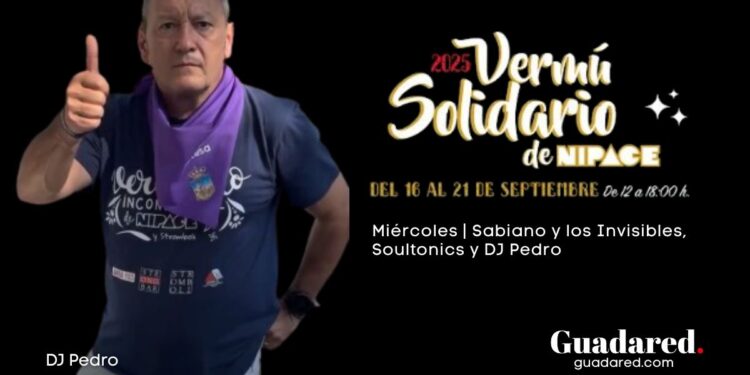 El Vermú Solidario de Guadalajara recibe hoy a Sabiano y los Invisibles, Soultonics y DJ Pedro