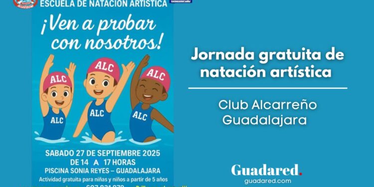 Jornada gratuita de natación artística en Guadalajara con el Club Alcarreño de Salvamento y Socorrismo