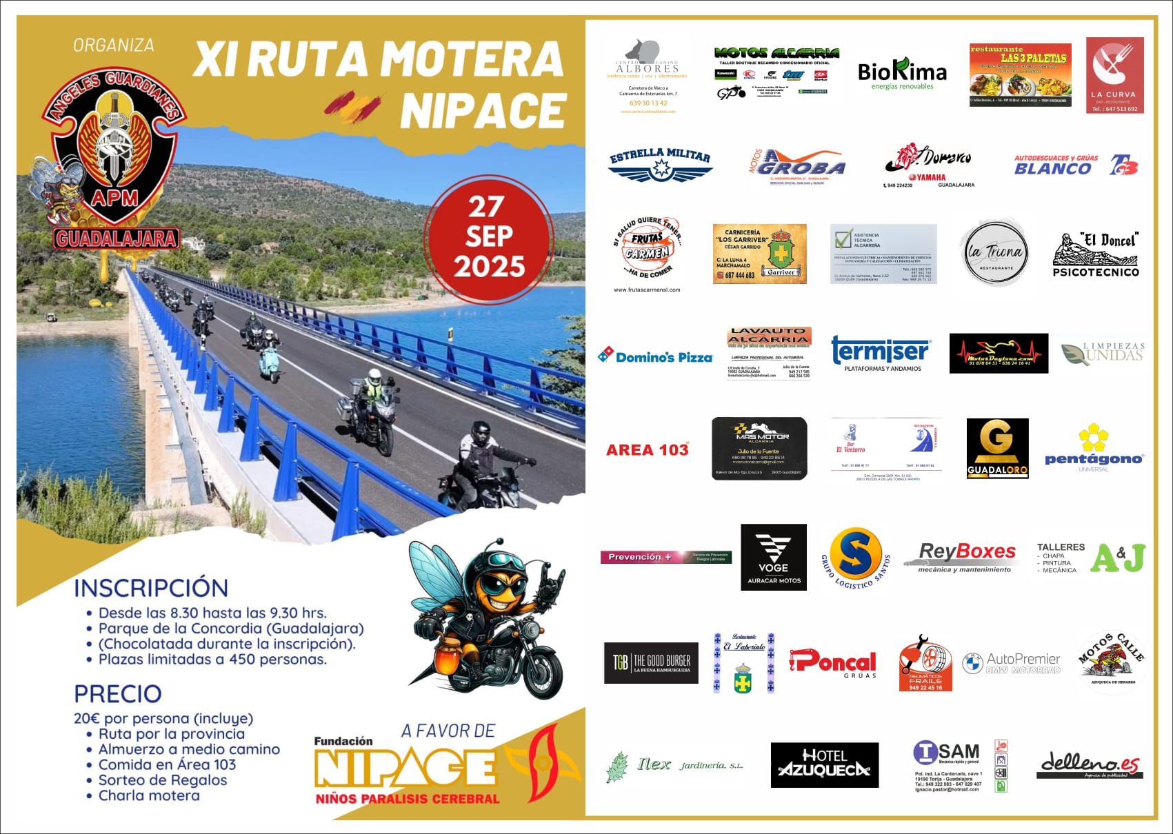 XI Ruta Motera Nipace 2025 en Guadalajara
